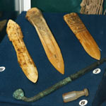 Ножи для снятия рыбьей кожи. Конец XIX века. Кость